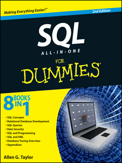 Title details for SQL All-in-One For Dummies by Allen G. Taylor - Available